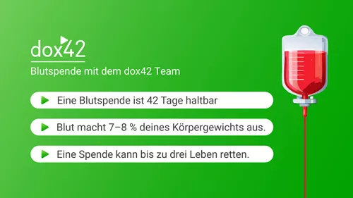 Gemeinsam Leben retten: dox42-Team spendet Blut Gemeinsam Leben retten: dox42-Team spendet Blut