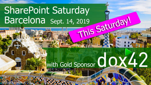 This Saturday: Meet dox42 at SharePoint Saturday Barcelona