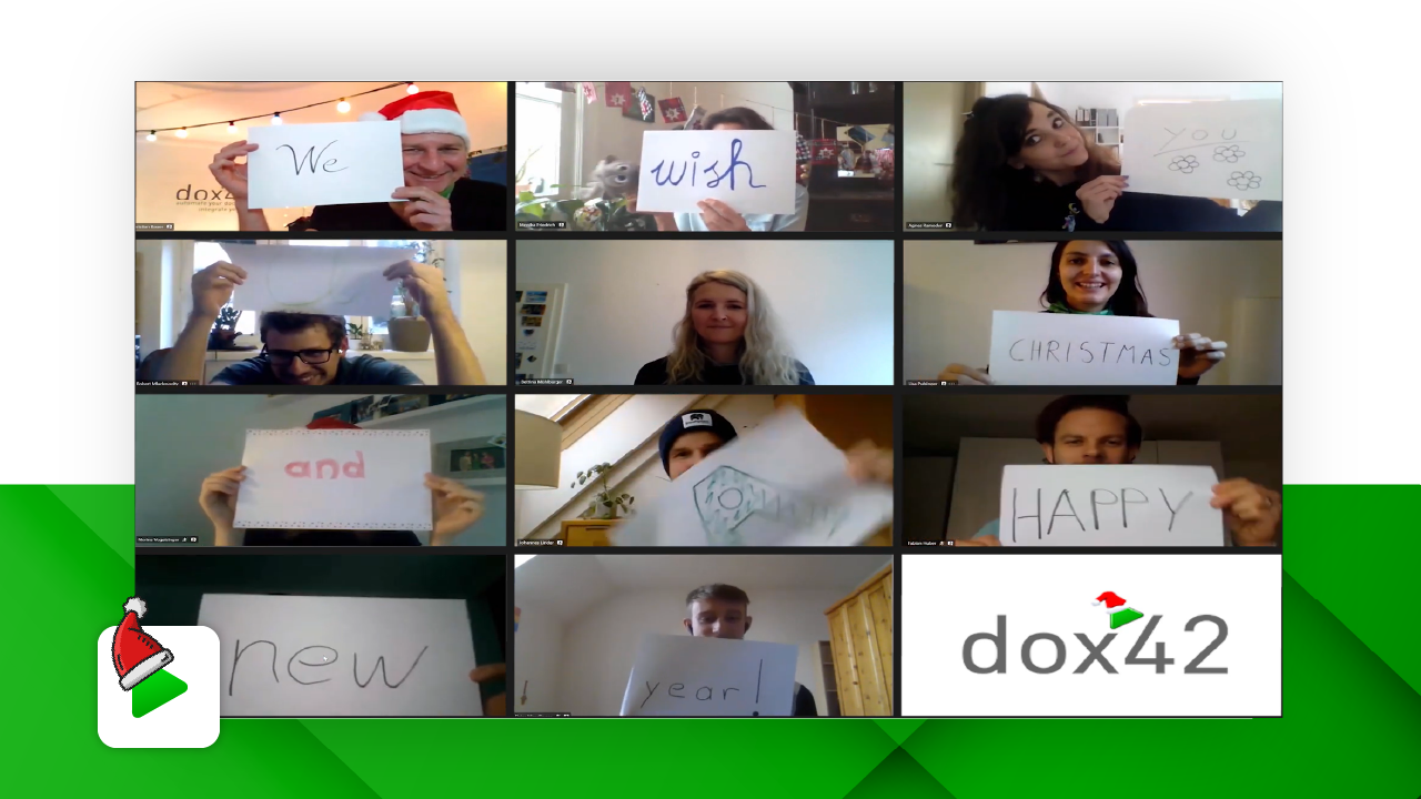 dox42 schickt Weihnachtsgrüße