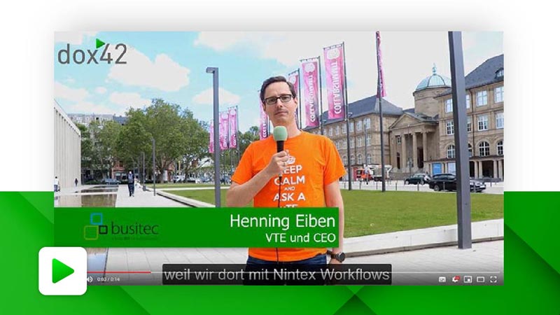Henning Eiben, VTE und CEO bei Busitec, über dox42