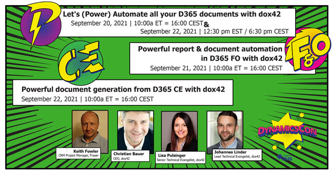 dox42 next level: Power Automate Connector and Dynamics