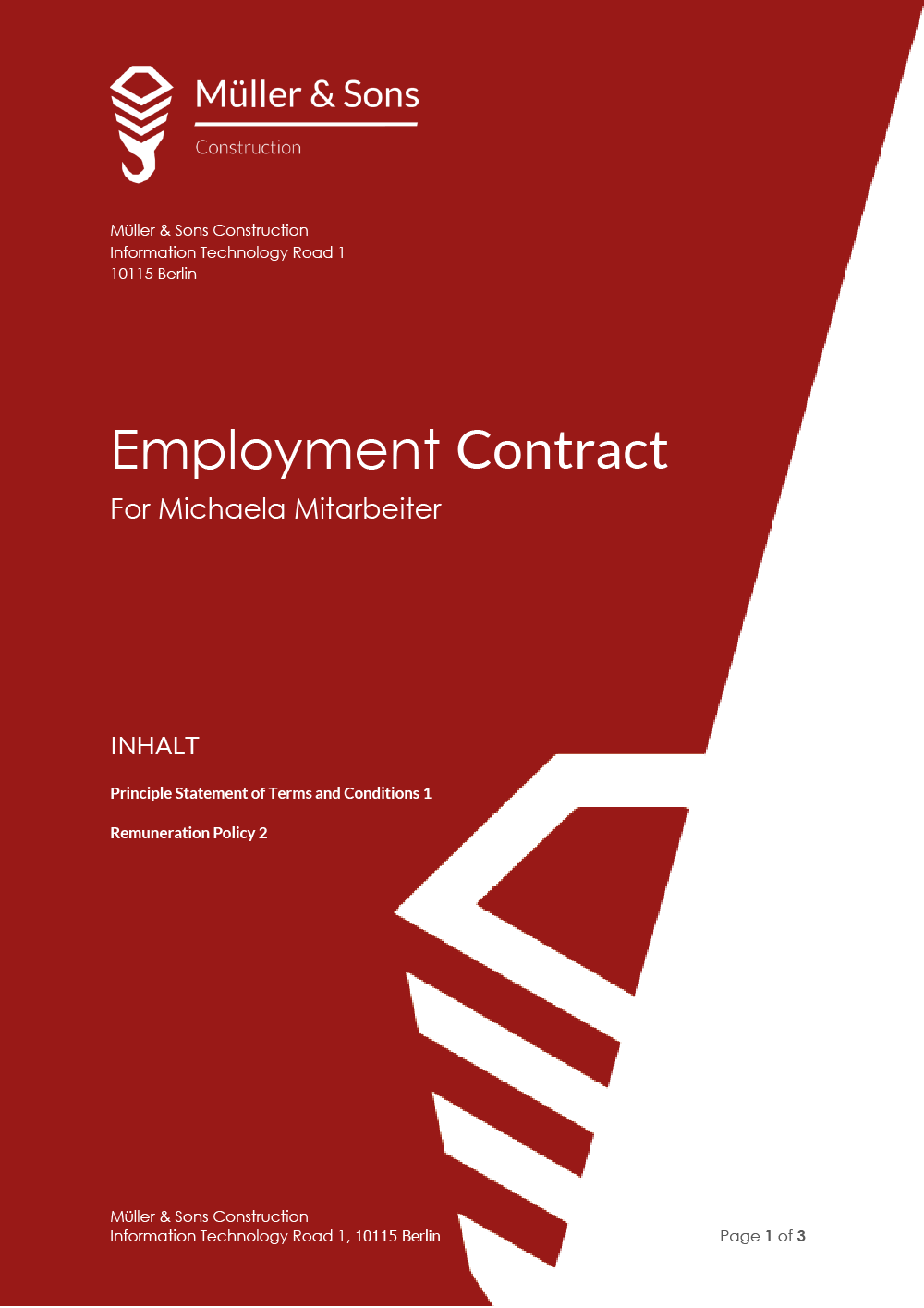 Employee Contract