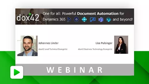Did you miss our Webinar within the Dynamics 365 User Group? Watch it now!