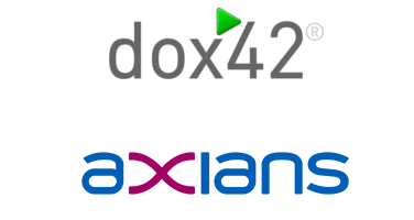 dox42 and Axians Logos