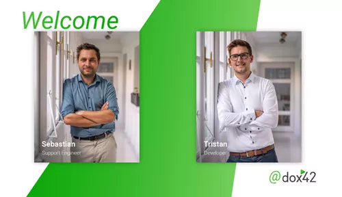 Willkommen im dox42 Team! Willkommen im dox42 Team!