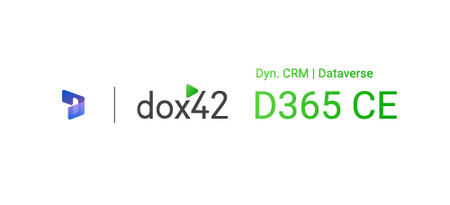 dox42 D365 CE | Dynamics CRM | Dataverse