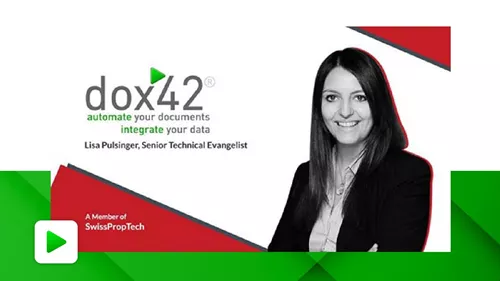 SwissPropTech presents new member dox42 SwissPropTech presents new member dox42