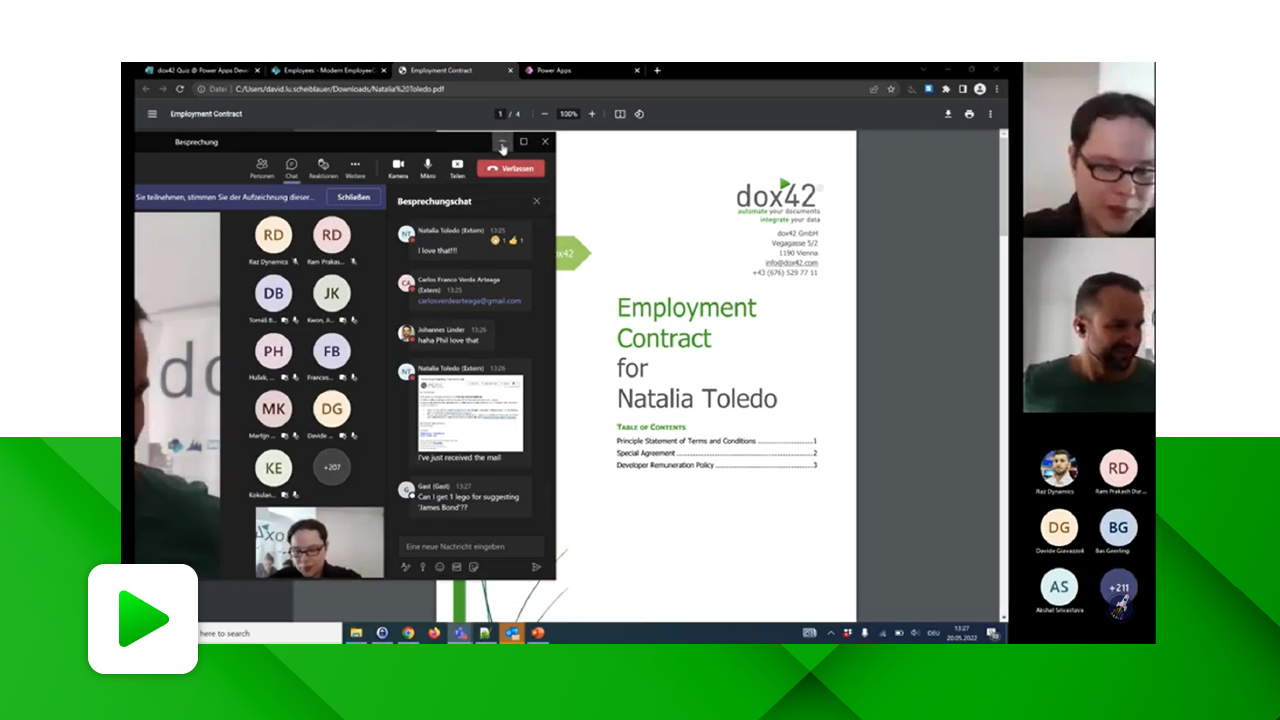 Let's (Power) Automate all your documents with dox42 @ Power Apps Developer Bootcamp