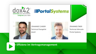 Mehr Effizienz im Vertragsmanagement - schnell und einfach mit pscContract und dox42
