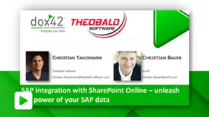 SAP integration with SharePoint Online – unleash the power of your SAP data