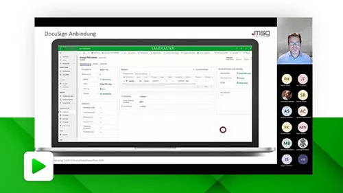 Revolution im Angebotsprozess! So gewinnt msg-group mit dox42 und Dynamics 365 CE unterschriebene Kundenaufträge mit nur einem Klick Revolution im Angebotsprozess! So gewinnt msg-group mit dox42 und Dynamics 365 CE unterschriebene Kundenaufträge mit nur einem Klick