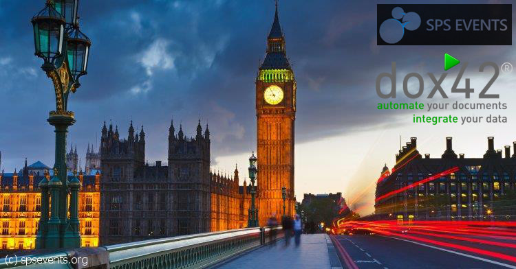dox42 auf dem SharePoint Saturday London, am 24. Juni