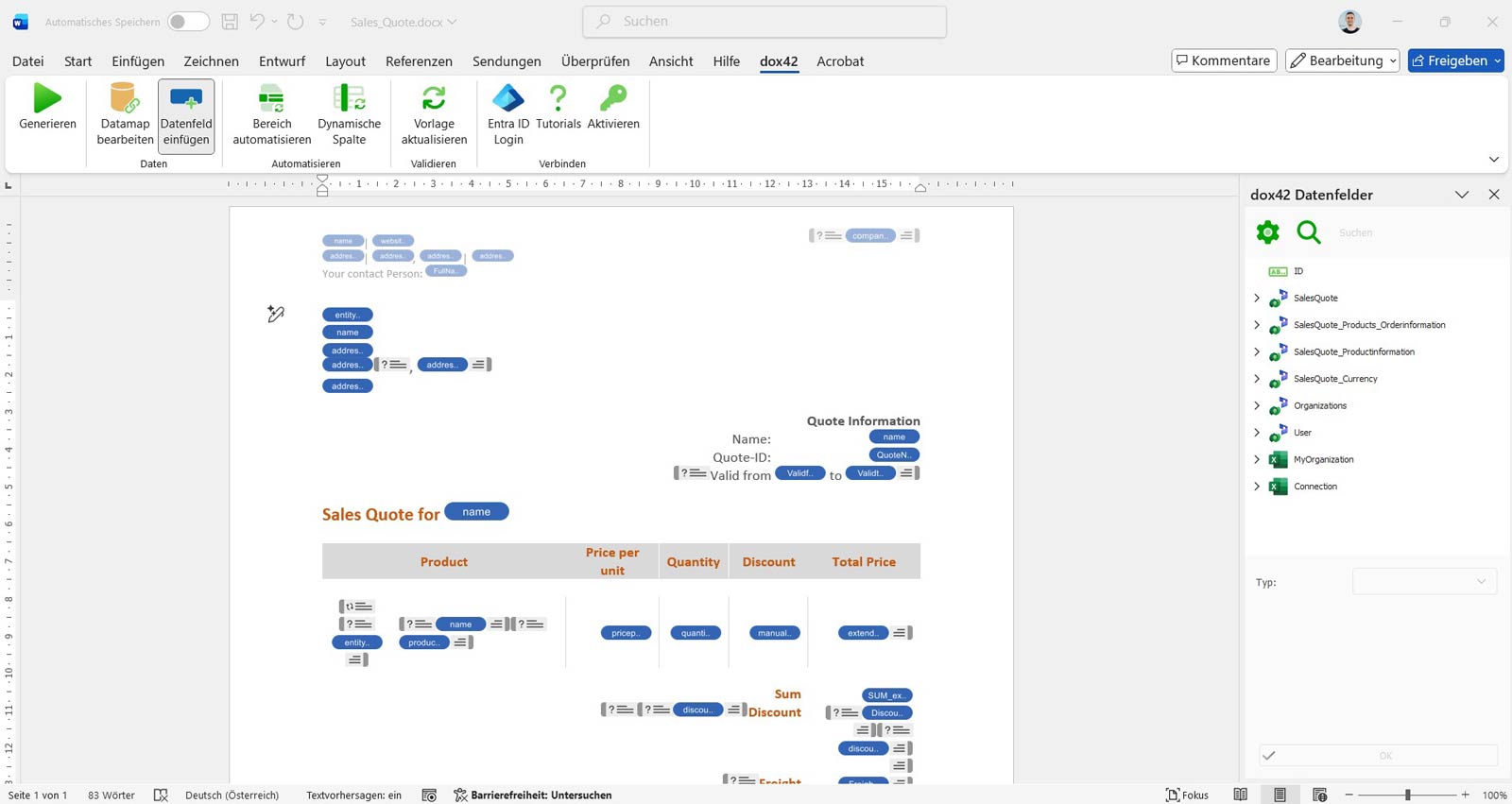 Template Design in Microsoft Office