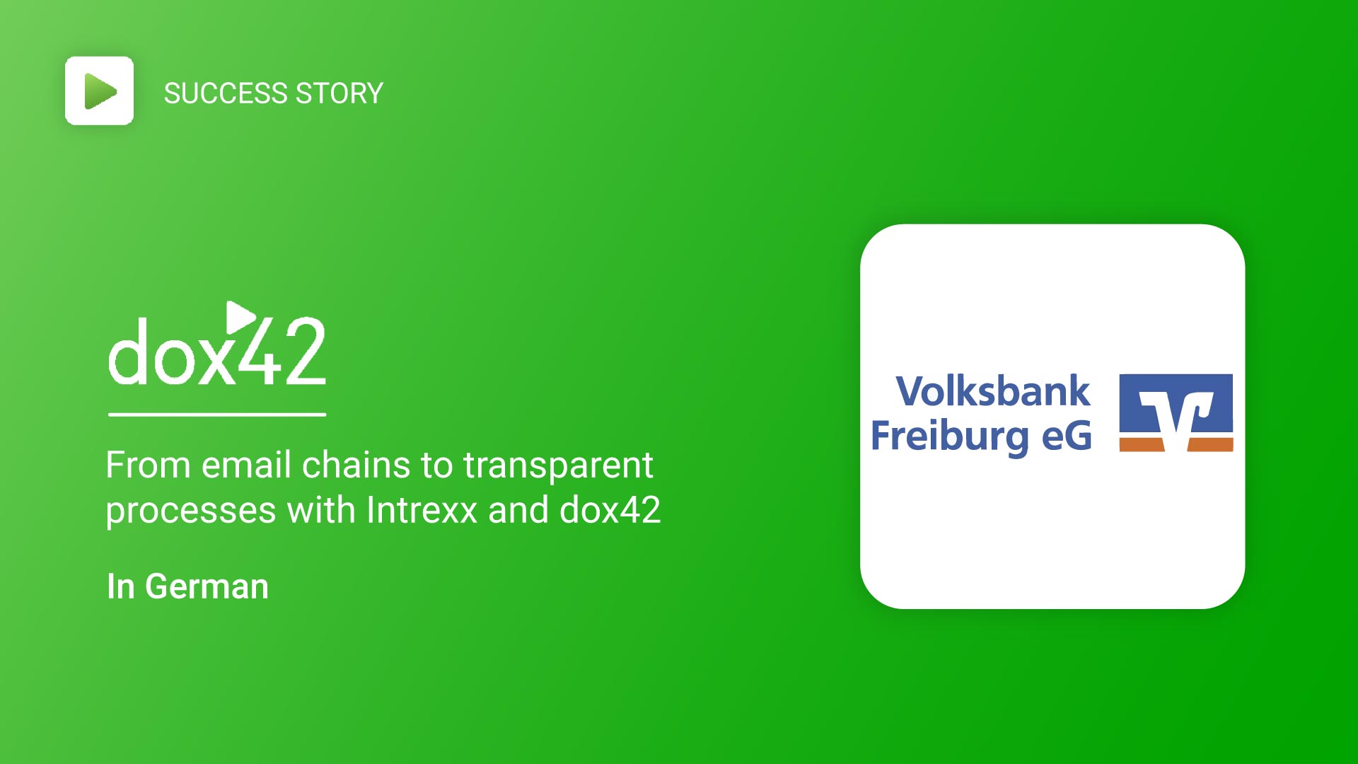 Video Volksbank Freiburg