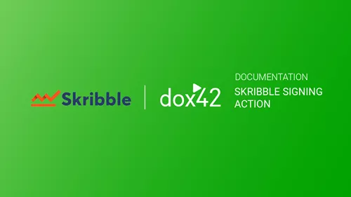 dox42 DigitalSigning Skribble Action | Documentation