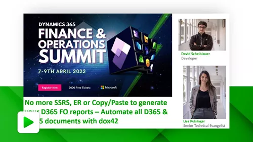 No more SSRS, ER or Copy/Paste to generate your D365 FO reports No more SSRS, ER or Copy/Paste to generate your D365 FO reports