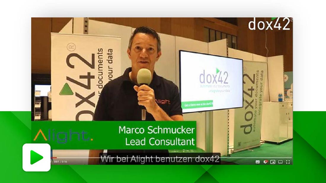 Marco Schmucker, Lead Consultant bei Alight, über dox42