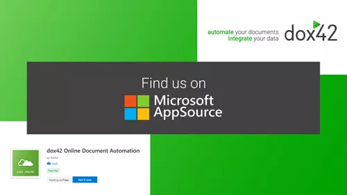 dox42 Online in Microsoft AppSource dox42 Online in Microsoft AppSource