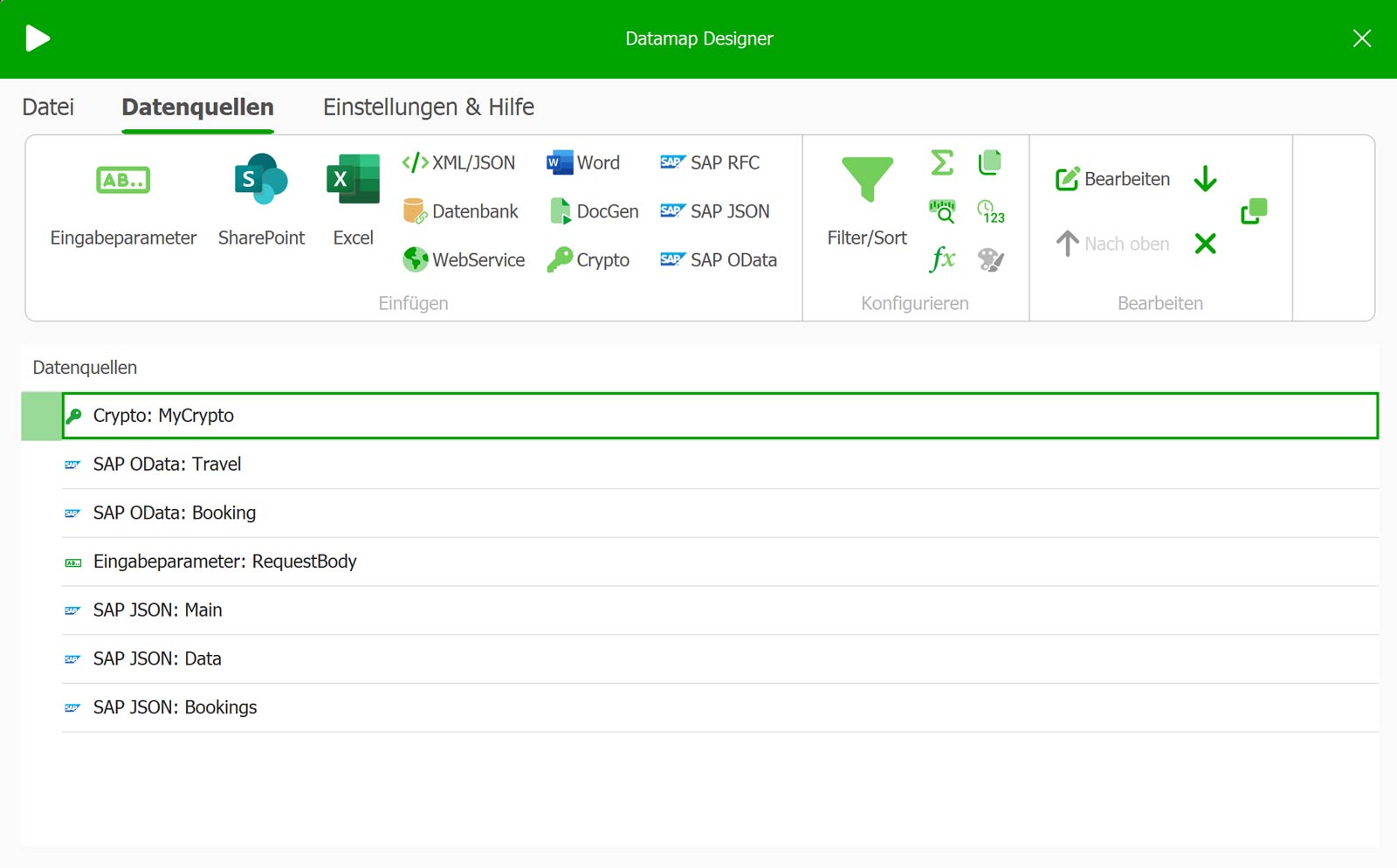 Daten integrieren - ohne Code