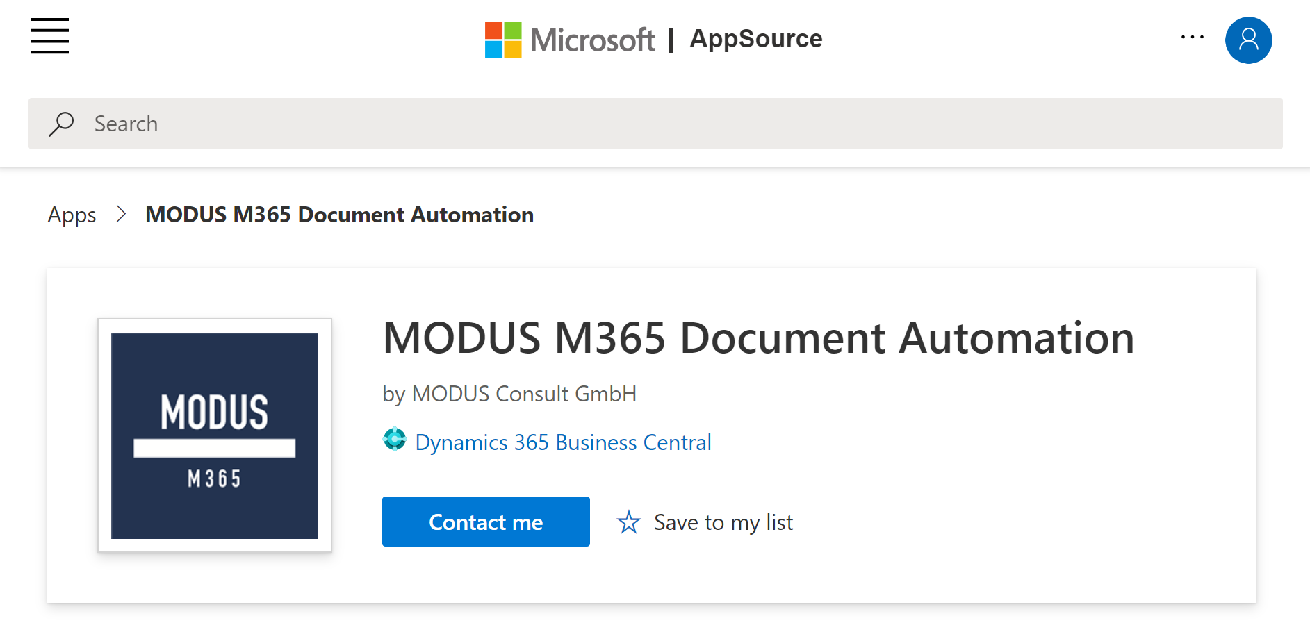 Picture of dox42 document generator for Dynamics 365 Business Central in the Microsoft AppSource