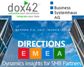 Directions EMEA, 4.-6. Oktober in Madrid, mit Business Systemhaus AG und dox42