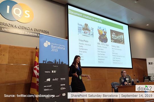 dox42 am SharePoint Saturday Barcelona 2019