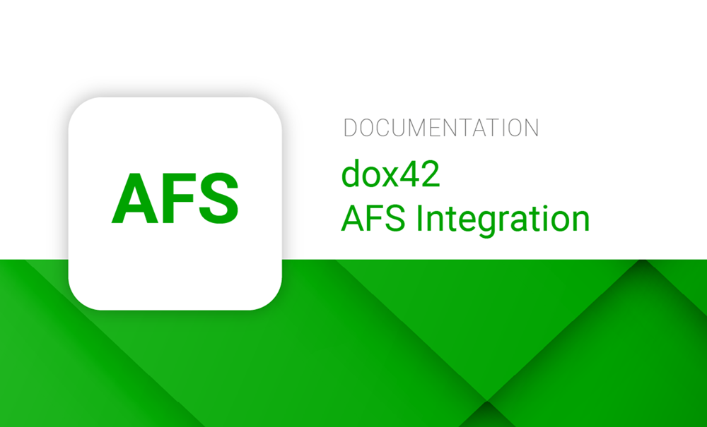 dox42 AFS Integration