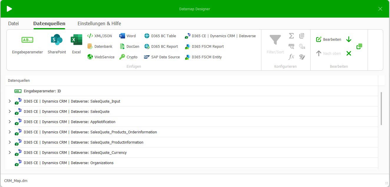 Daten integrieren - ohne Code