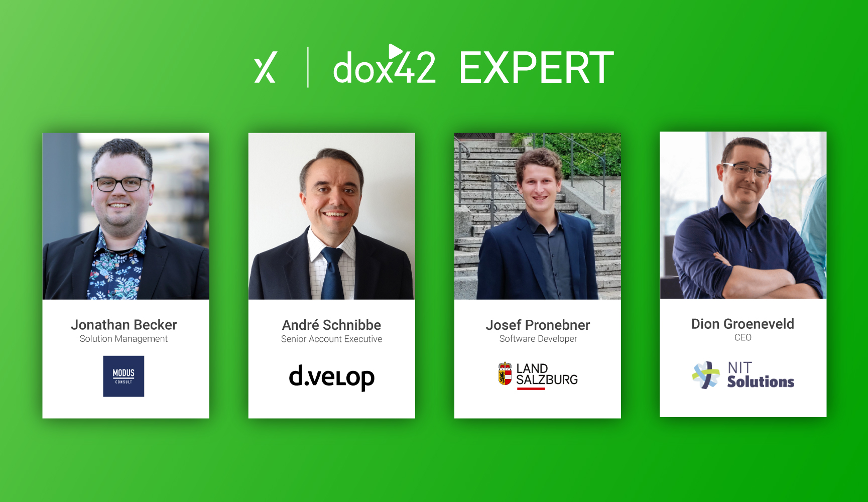 Welcome to our new dox42 Experts