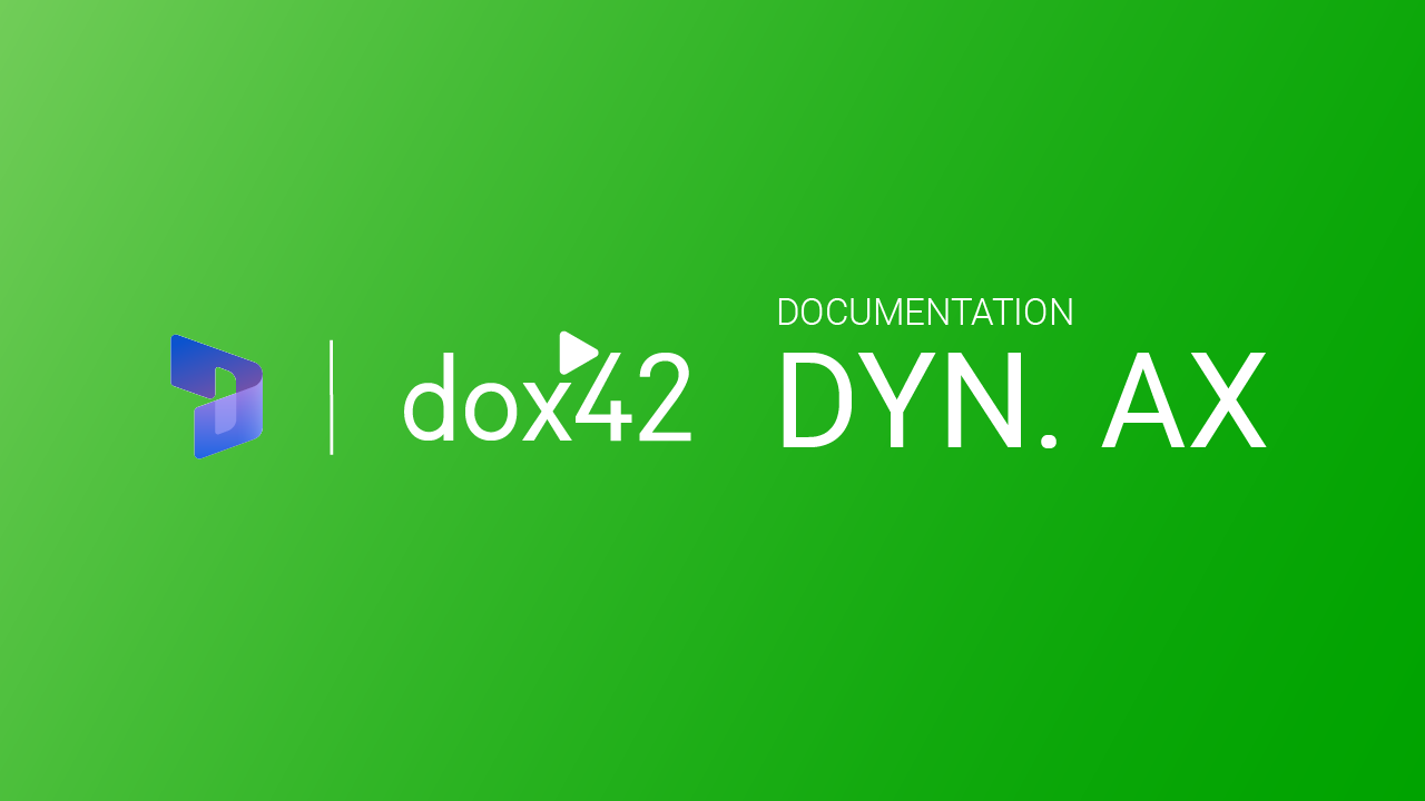 dox42 AX Dokumentation