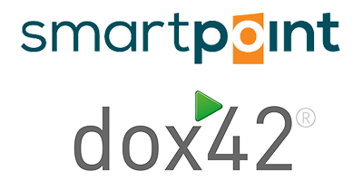 Logos dox42 and Smartpoint